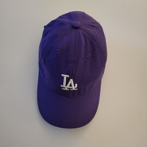 Unique Purple Los Angeles Dodgers Baseball Adjustable Cap Hat